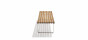 Bertoia Slatted Wooden Bench