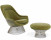 Platner Easy Chair and Ottoman