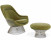 Platner Easy Chair and Ottoman