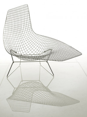 Bertoia Asymmetric Chaise