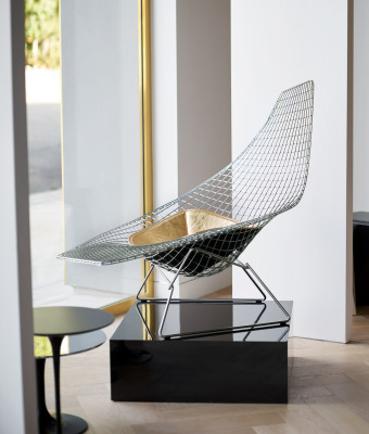 Bertoia Asymmetric Chaise