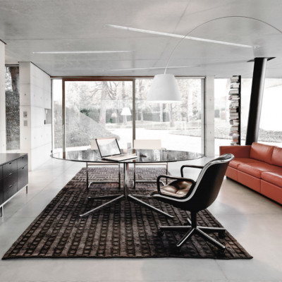 Florence Knoll Oval and Round High Tables