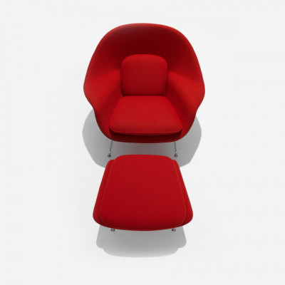 Saarinen Womb Chair with Ottoman