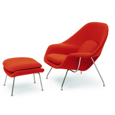 Saarinen Womb Chair with Ottoman