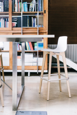 Lottus Wood Stool