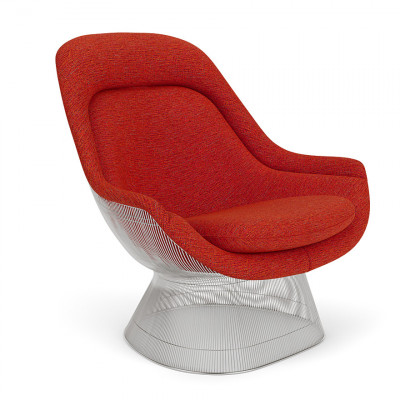 Platner Easy Chair and Ottoman