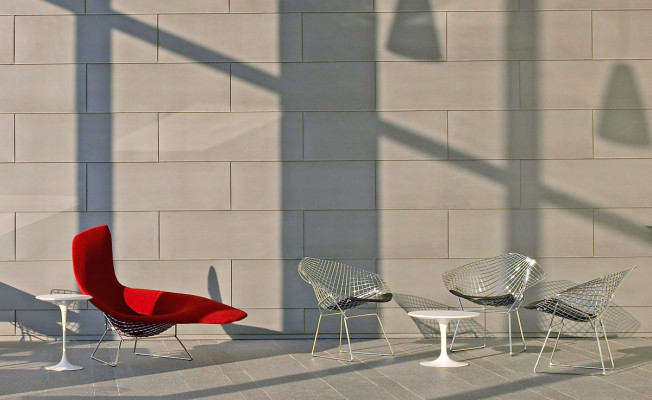 Bertoia Asymmetric Chaise