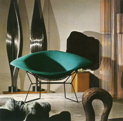 Bertoia Large Diamond Chair