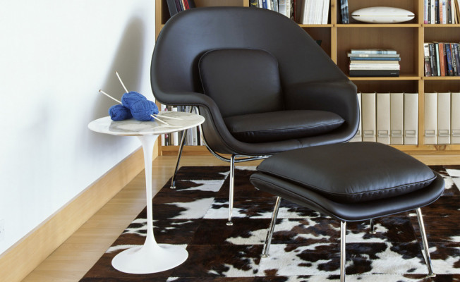 Saarinen Womb Chair with Ottoman