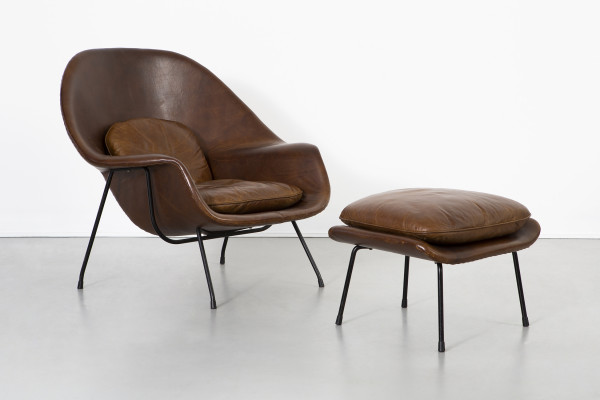 Saarinen Womb Chair with Ottoman