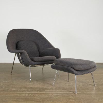 Saarinen Womb Chair with Ottoman