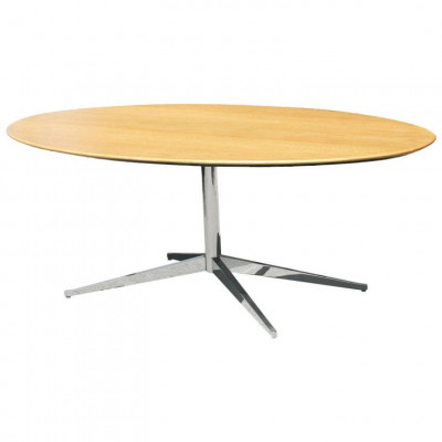 Florence Knoll Oval and Round High Tables