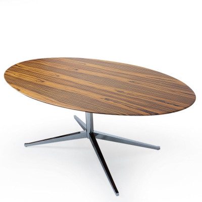 Florence Knoll Oval and Round High Tables