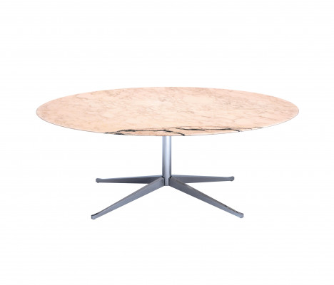 Florence Knoll Oval and Round High Tables