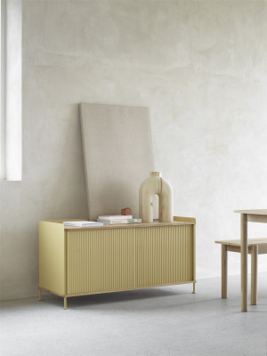 Linear Wood Bench