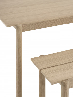 Linear Wood Bench