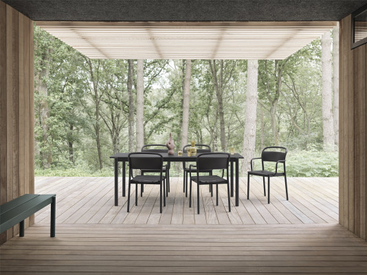 Linear Steel Bench