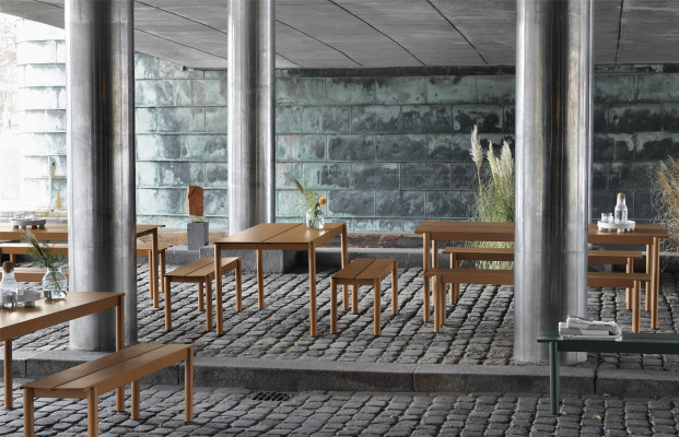 Linear Steel Bench