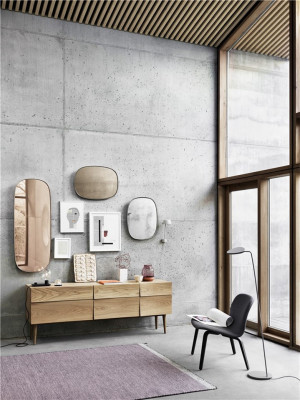 Reflected sideboard