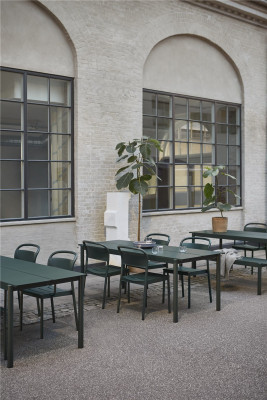 Linear Steel Table