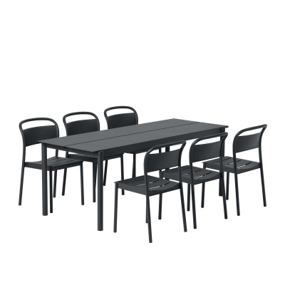 Linear Steel Table
