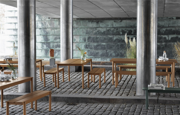 Linear Steel Table