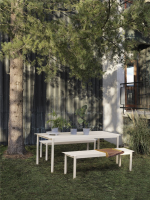 Linear Steel Table