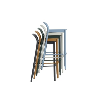Linear Steel Stool