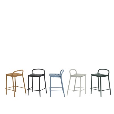 Linear Steel Stool