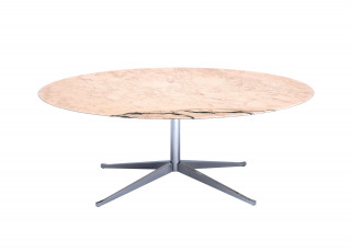 Florence Knoll Oval and Round High Tables