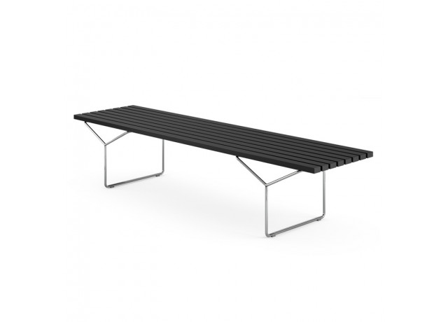 Bertoia Slatted Wooden Bench